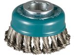 Makita Spazzola A Tazza X-LOCK 80 Mm - 0,5 Mm
