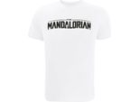 Star Wars: The Mandalorian - Maglietta Da Uomo TV206 (M) (Bianco)