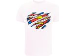 Superman - Maglietta Logo Da Uomo TV432 (Xxl) (Bianco)