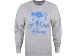 Disney - Felpa Da Donna TV497 (L) (Grigio Screziato)
