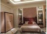 Letto 2X Comodino 3 Pezzi Cameretta Design Moderno Lusso Chesterfield Nuovo