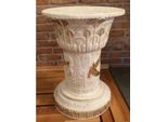 Design Egiziano Pilastro Decorativo Fiore Colonna Stand Piedistallo Nuova Decorazione