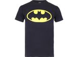 Batman - Maglietta Da Uomo TV461 (S) (Nero/Giallo)