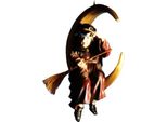 Designer Scultura Baba Yaga Figura Decorativa Statua Exsclusive Nuova Decorazione