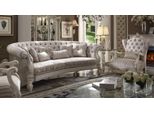 Divano Grande Divano Imbottito Set 4+1 Posti Divani Tessili Divani Chesterfield Nuovo