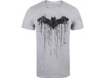 Batman - Maglietta Da Uomo TV1008 (M) (Grigio)
