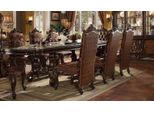Set 8X Poltrona Sedia Design Legno Imbottitura Sedie Sala Da Pranzo Gruppo Barocco
