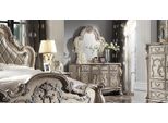 Cassettiera A Specchio Camera Da Letto Legno Set Mobili Cassettiera Classica 2 Pezzi Credenza