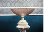 Stucco Design Fruttiera Decorazione Vaso Classico Decorativo Secchio Tavolo Ovale