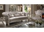 Divano Chesterfield Divano A 4 Posti Tappezzeria Tessile Classico Divani Barocco