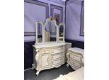 Buffet Cassettiera Barocco Rococò Specchio Credenza Console Legno Nuovo