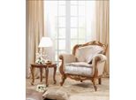 Poltrona Tessile 1 Posto Divano Imbottito Divani Design Lusso Classico Barocco Rococò