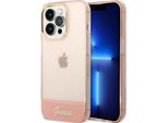 Guess Guhcp14Xhgcop Custodia Rigida Per Iphone 14 Pro Max 6,7 RóżOwy/Rosa Traslucido