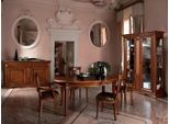 Sala Da Pranzo Set Completo Tavolo Credenza 4X Sedie Set Vetrina Barocco 7 Pezzi Nuovo