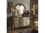 Buffet Credenza Cassettiera Specchio Vero Legno Artigianale Barocco Rococò Cassettiere Nuove