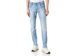 Jeans Replay Classic Slim Fit Anbass Con Stretch Ed Etichetta Applicata