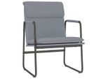 Vidaxl Sedia Lounge Grigio Chiaro 55X64X80 Cm Tessuto