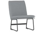 Vidaxl Sedia Lounge Grigio Chiaro 52X75X76 Cm Tessuto