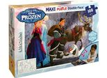 Lisciani Puzzle Regno Di Ghiaccio: Anna Ed Elsa Maxi 108 Pezzi