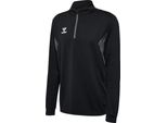 Hummel Hmlauthentic Felpa Mezza Zip Uomo Nero Gr 2XL