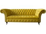 Chesterfield 3 Posti Imbottito Divano Stile Divano Tessuto Divano Nuovo