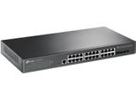 Tp-Link Jetstream TL-SG3428X-UPS Switch Di Rete Gestito L2+/L3 Gigabit Ethernet (10/100/1000) 1U Nero (TL-SG3428X-UPS)