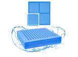 Meisterhome ® Tappetino Per Piscina Tappetino Per Piscina 9 Pezzi - Spessore 1 Cm - 2,25 M² - Tappetino Di Protezione Per Piscina - Piscina Per Bambini - Fodera Per Pavimento Tappetino Per Piscina Sottostrato Per Piscina Protezione Per Pavimento Tappetino Fitness Blu