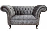Poltrona Chesterfield Design Tappezzeria Divano Divano Chesterfield Tessile Argento