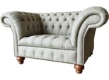 Divano Chesterfield Monoposto Poltrona Divano Imbottitura Sedute Mobili Tessuto