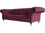 Divano Chesterfield Design Divano Tessile Imbottito Divano 3 Posti Nuovo