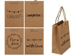 Borsa Regalo Out Of The Blue Con Testo 11,5X6X16Cm