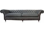 Divano Di Design Divani Imbottiti Divano 4 Posti Chesterfield Grigio