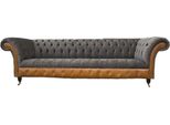 Divano 4 Posti Chesterfield Divano Grande Divano Imbottito 300Cm Design