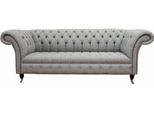 Divano Chesterfield 3 Posti Design Grigio Divani Imbottiti Divani Imbottiti Divani