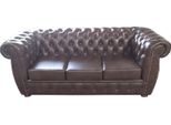 Divano Chesterfield Divano In Pelle Divano 3 Posti Originale Marrone Divani Nuovo