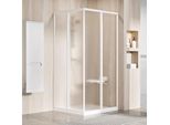 Cabina Doccia Con Ingresso Angolare Ravak Supernova 80 X 80 Cm Colore Telaio Vetro Bianco Decoro Vetro Chiaro 14V401O2ZGS