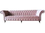 Divano Chesterfield Rosa Divano Tappezzato 4 Posti Divani Seduta Divani Nuovo