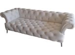Divano Chesterfield A 3 Posti Divano In Pelle Finta Divano In Pelle Bianca