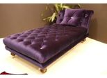 Chesterfield Chaise Lounge Chaise Longue Divano Letto Lounge Sofa New