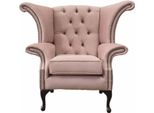 Poltrona Wing Chair Poltrona In Velluto Design Imbottitura Divano Chesterfield Arredo Tessile