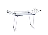 Meisterhome® Stendibiancheria Extra Large E Stabile Con Ali Per Capi Lunghi, Stendibiancheria Ad Ali Stabili - Per Interni Ed Esterni - Lunghezza Del Filo Di Asciugatura 25 M