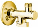 Valvola A Squadra Con Dado, 1/2 "X 3/8"", Oro"
