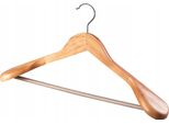 Appendiabiti In Legno Kadax, Per Vestiti, Camicie, Abiti, Pantaloni, Gonne, Gancio In Metallo Girevole A 360°