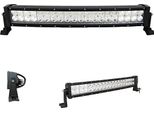 Striscia Luminosa A Led, Design Curvo, Illuminazione Per Veicoli Fuoristrada, 22 Pollici Senza Cavo