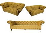 Set Divano 3+2+2 Posti Design Divano Imbottito Set Moderno