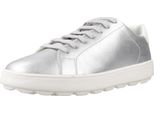 Sneakers Del Marchio Geox Del Modello D Spherica Ecub Argentato