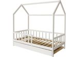 Letto Per Bambini "Paloma"" Con Cassetto - 90 X 190 Cm - Bianco"