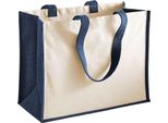 Westford Mill - Borsa Della Spesa "Classic"", Iuta PC6263 (Taglia Unica) (Blu Navy)"