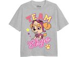 Paw Patrol - Maglietta "Team"" Per Bambina TV2719 (104) (Grigio)"
