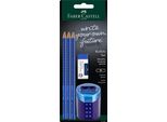 FABER-CASTELL 217083 FABER-CASTELL Grip 2001 Bleistift-Set B Blau 1 Set